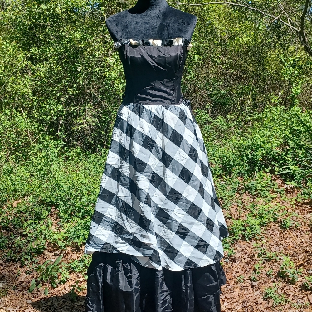 Gunne Sax Checkered Dress Size 11